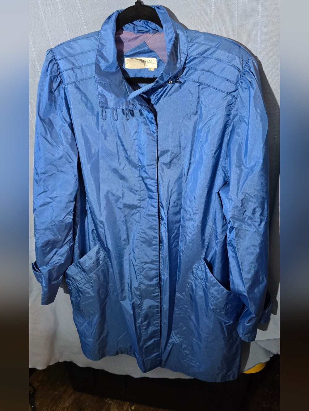 Vintage Saxton Hall Classic Women's Blue Coat